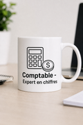 Mug Comptable Pro — Une touche d'humour pour égayer chaque bilan
