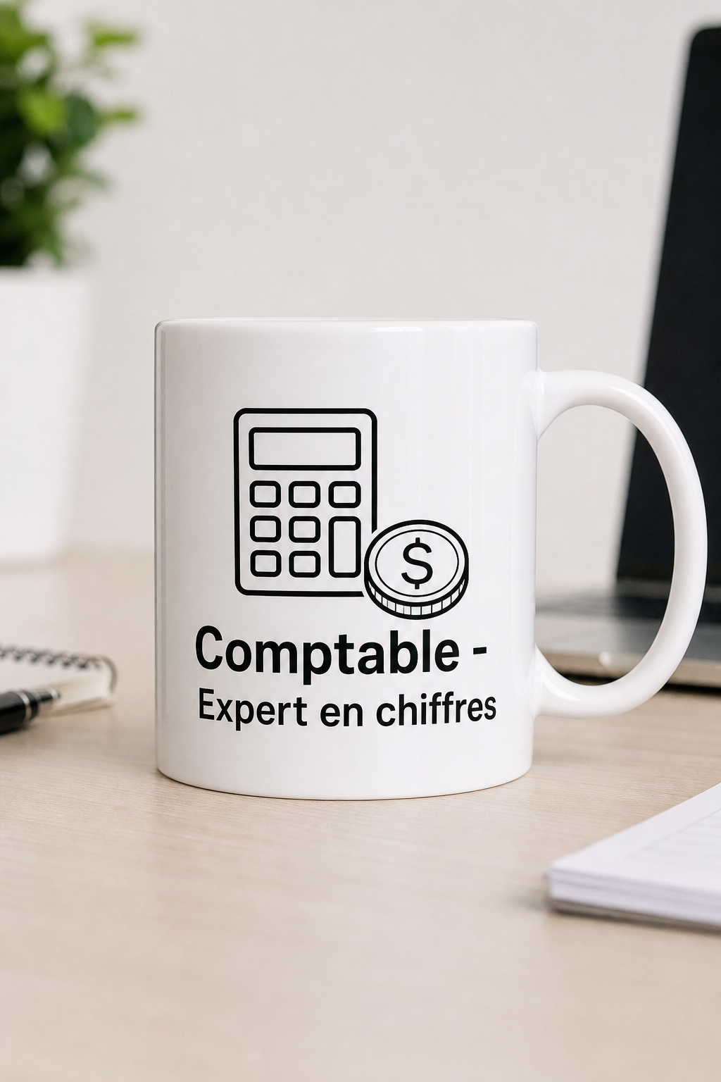 Mug Comptable Pro — Une touche d'humour pour égayer chaque bilan