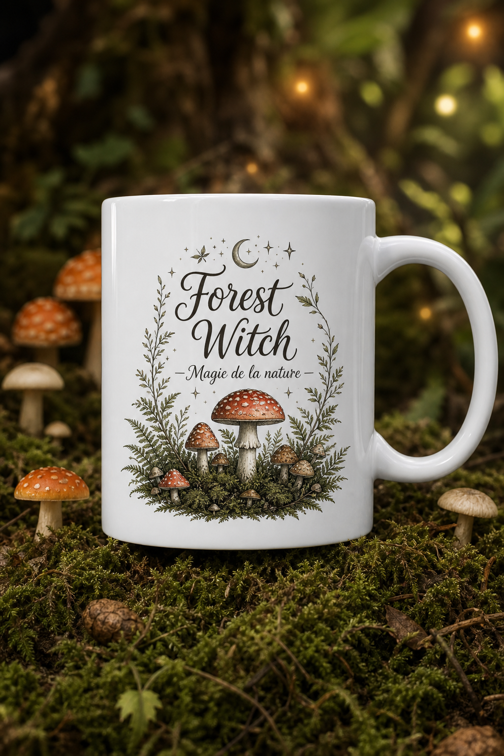 Mug Cottagecore Forêt — Un souffle naturel pour vos instants précieux