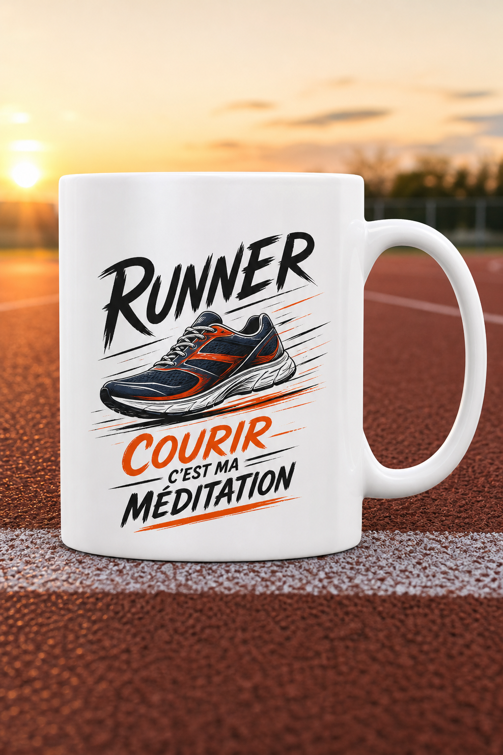 Mug Course à Pied — L énergie qui accompagne chaque foulée intense