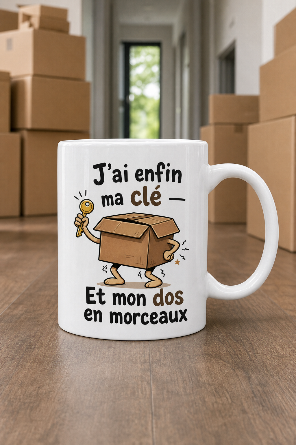 Mug Crémaillère Humour — Le petit clin d'œil qui anime vos débuts dans la nouvelle maison