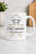 Mug Cuisinier Chef — L hommage chaleureux aux passionnés des fourneaux
