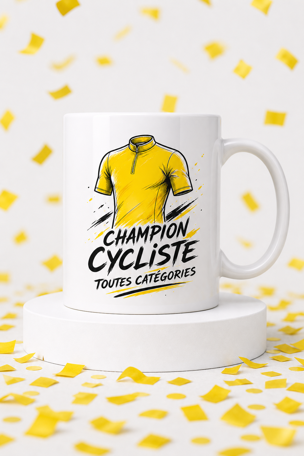 Mug Cycliste Champion — L esprit sport et passion sur votre table
