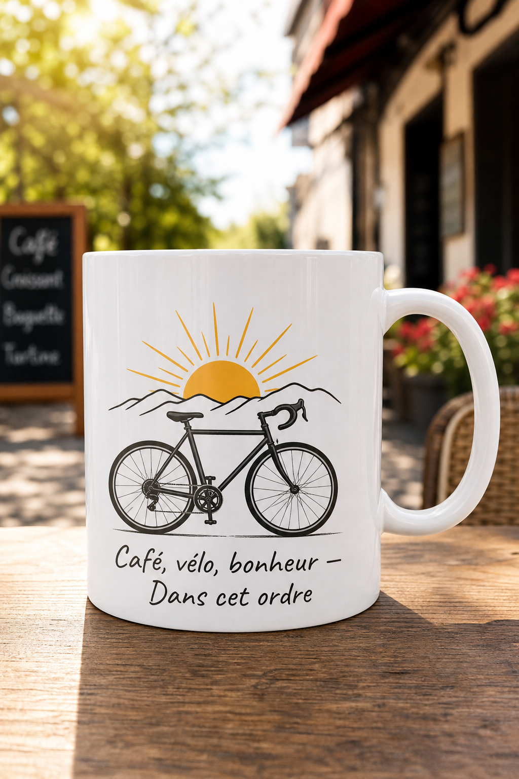 Mug Cycliste Matin — L énergie douce pour démarrer vos balades à vélo