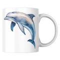 Mug dauphin en céramique – tasse motif dauphin idée cadeau mer - Mug