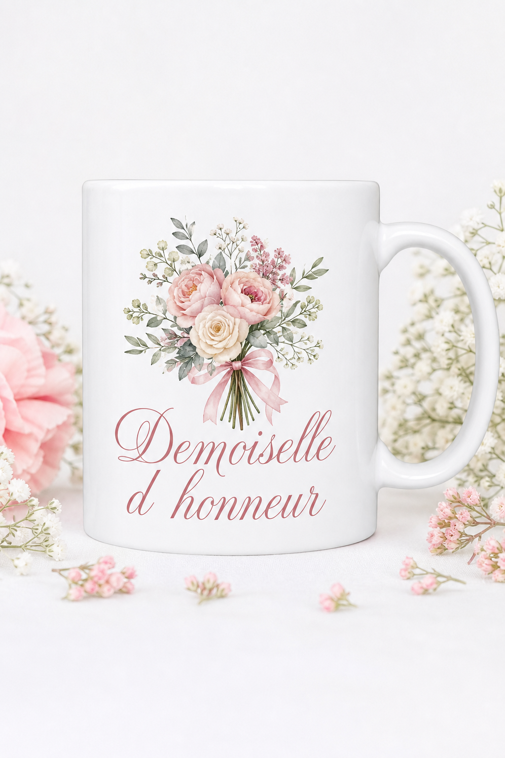 Mug Demoiselle Honneur — L attention délicate pour accompagner un moment précieux