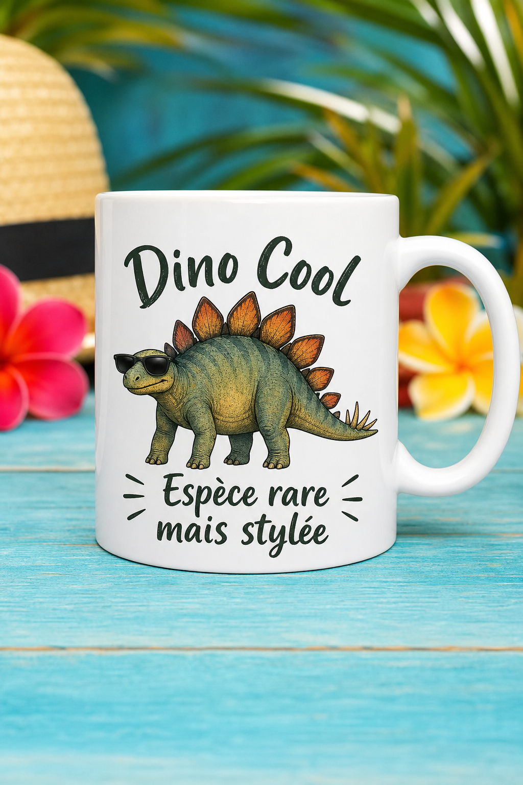 Mug Dino Cool — Un compagnon pétillant pour vos pauses café