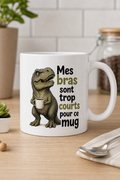 Mug Dino Humour — Un sourire jurassique pour votre pause café