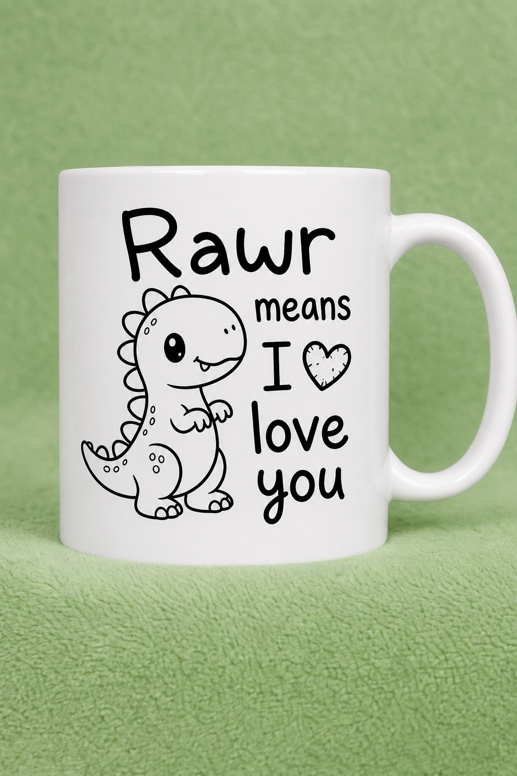 Mug Dinosaure Kawaii — Une touche fun et tendre au quotidien