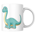 Mug dinosaure vert – tasse céramique dino mignon – Instant Mugs - Mug