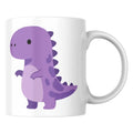 Mug dinosaure violet personnalisé