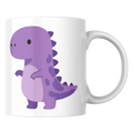 Mug dinosaure violet – tasse céramique dino kawaii – Instant Mugs - Mug