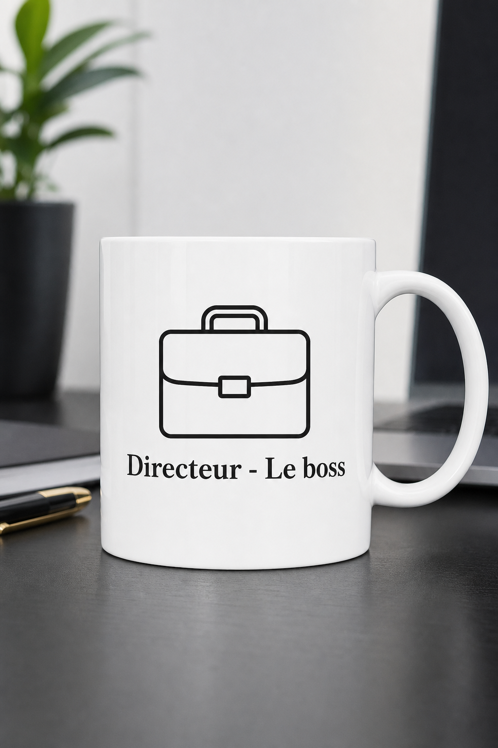 Mug Directeur Boss — L hommage chaleureux à votre leadership authentique