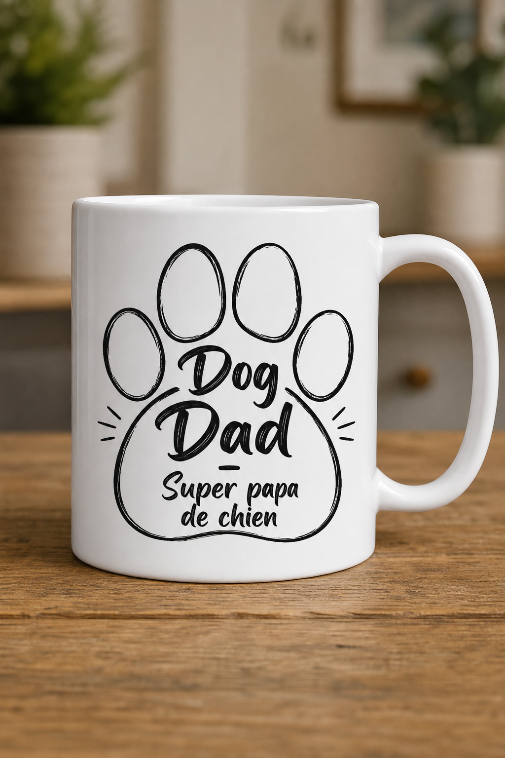 Mug Dog Dad — Un hommage chaleureux aux papas des chiens