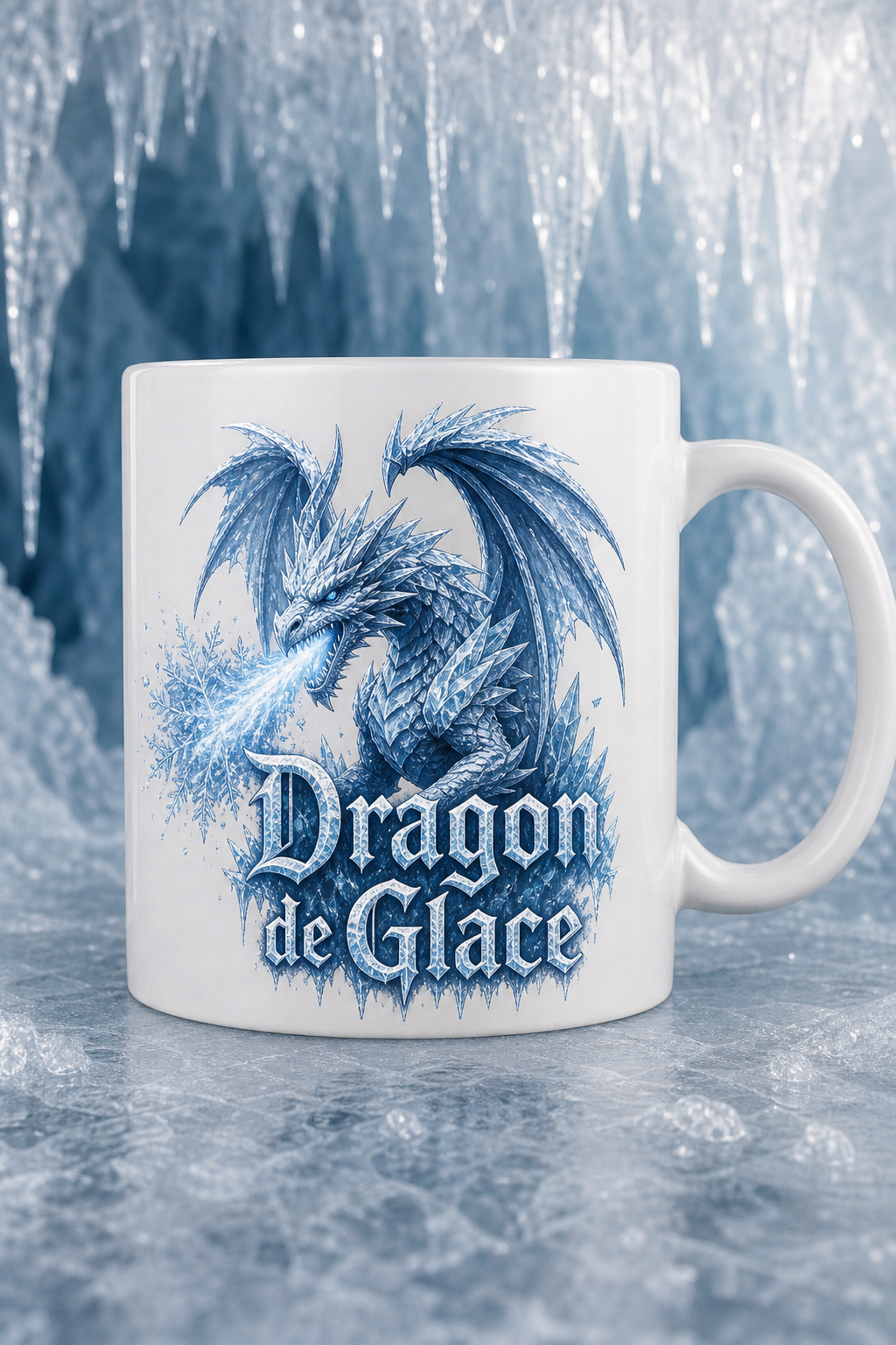 Mug Dragon Bleu — L envoûtement mystique pour les passionnés d héroïque fantaisie