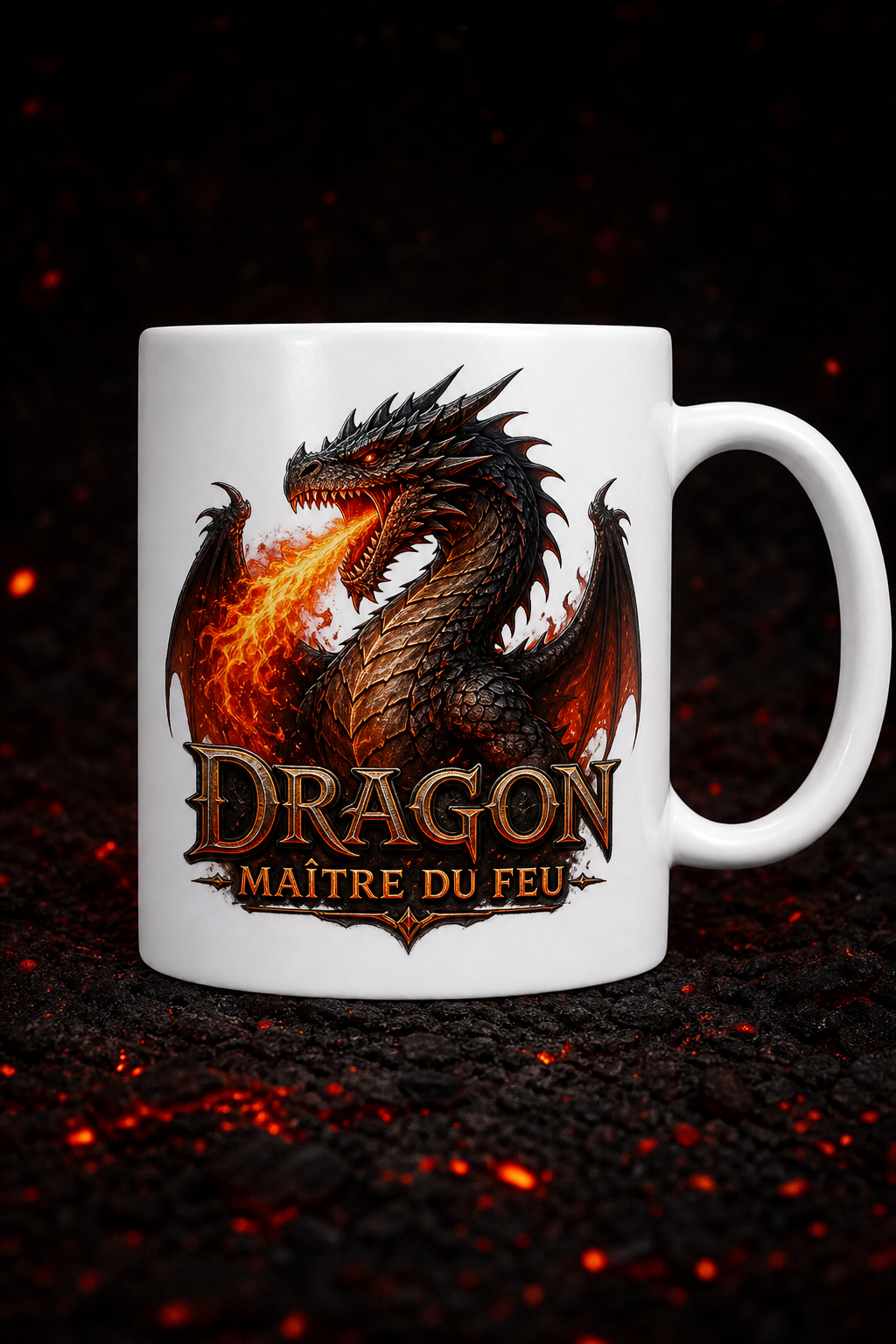 Mug Dragon Feu — L énergie ardente pour accompagner vos moments d exception
