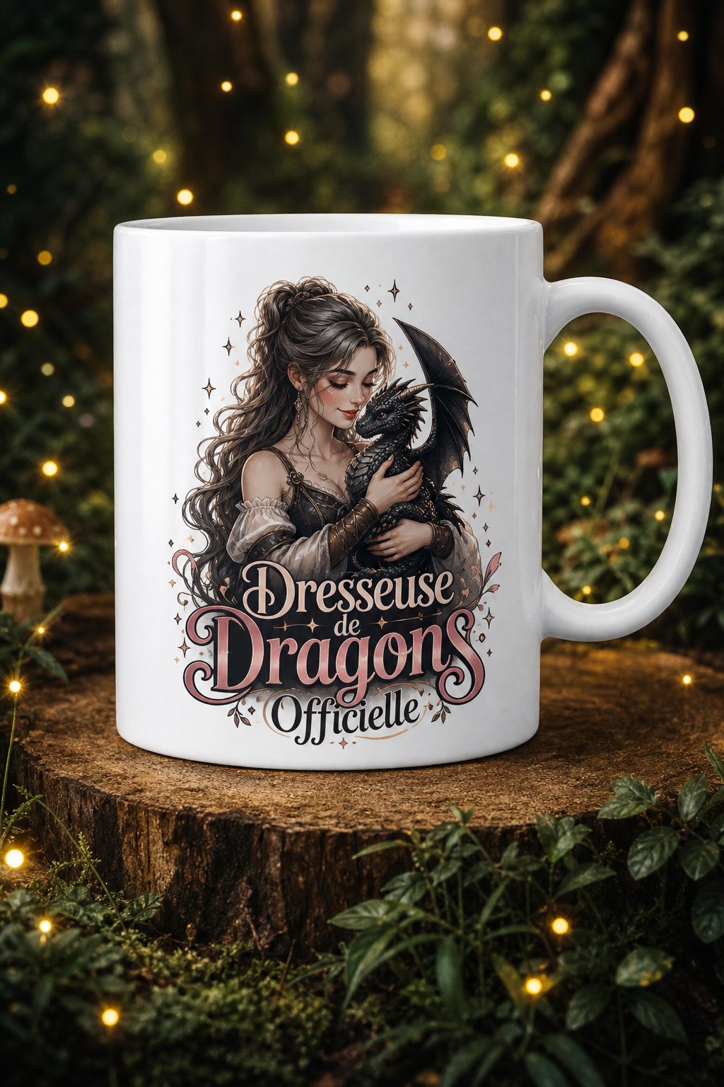 Mug Dresseuse de Dragons — La magie du feu et de la légende à portée de main