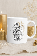 Mug Elle Croyait — Un message puissant pour inspirer chaque jour