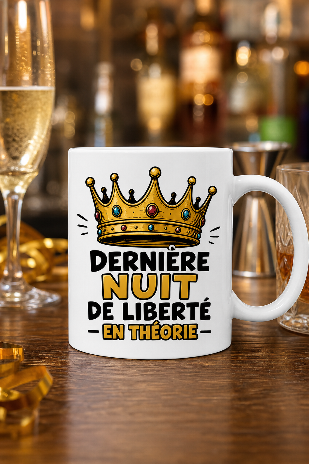 Mug Enterrement de Vie de Garçon — Un souvenir unique pour célébrer l'amitié et les derniers instants de célibat