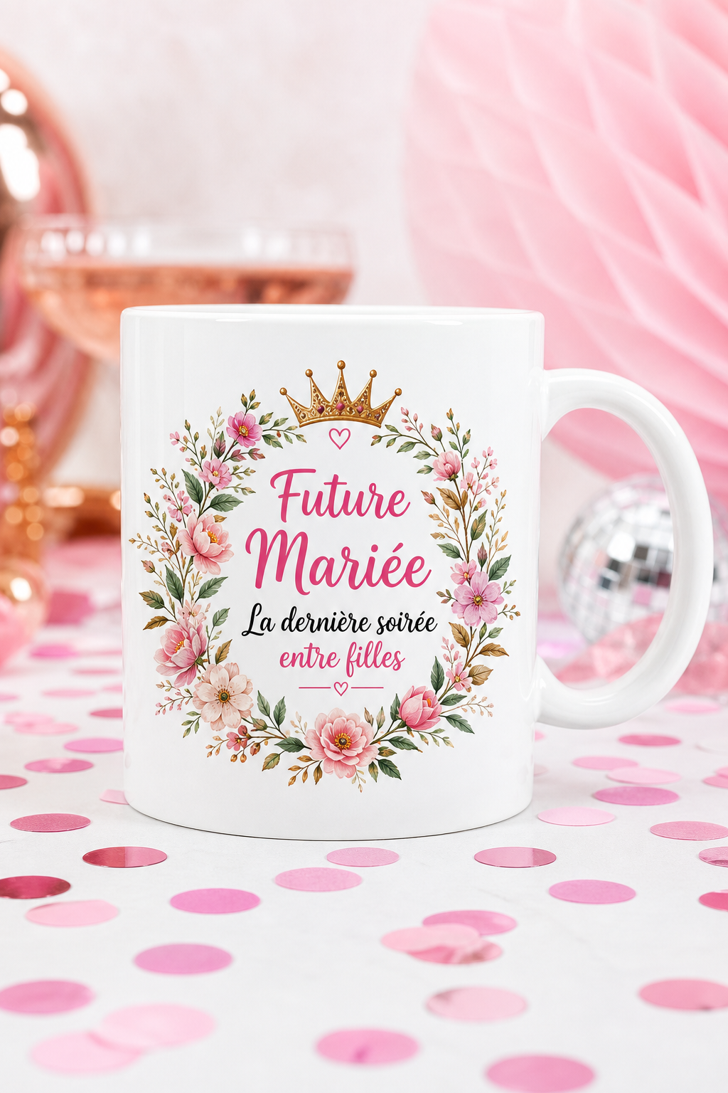 Mug Enterrement de Vie de Jeune Fille — L souvenir fun et précieux pour ce moment unique