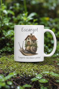 Mug Escargot Zen — La douceur paisible qui accompagne chaque instant