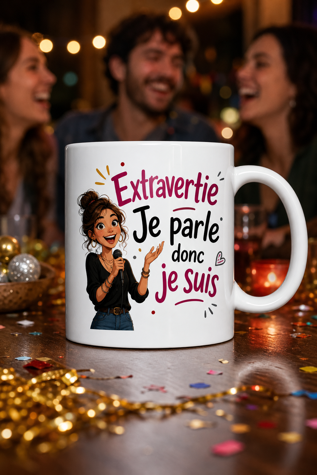 Mug Extravertie — L éclat de personnalité qui réveille les matins