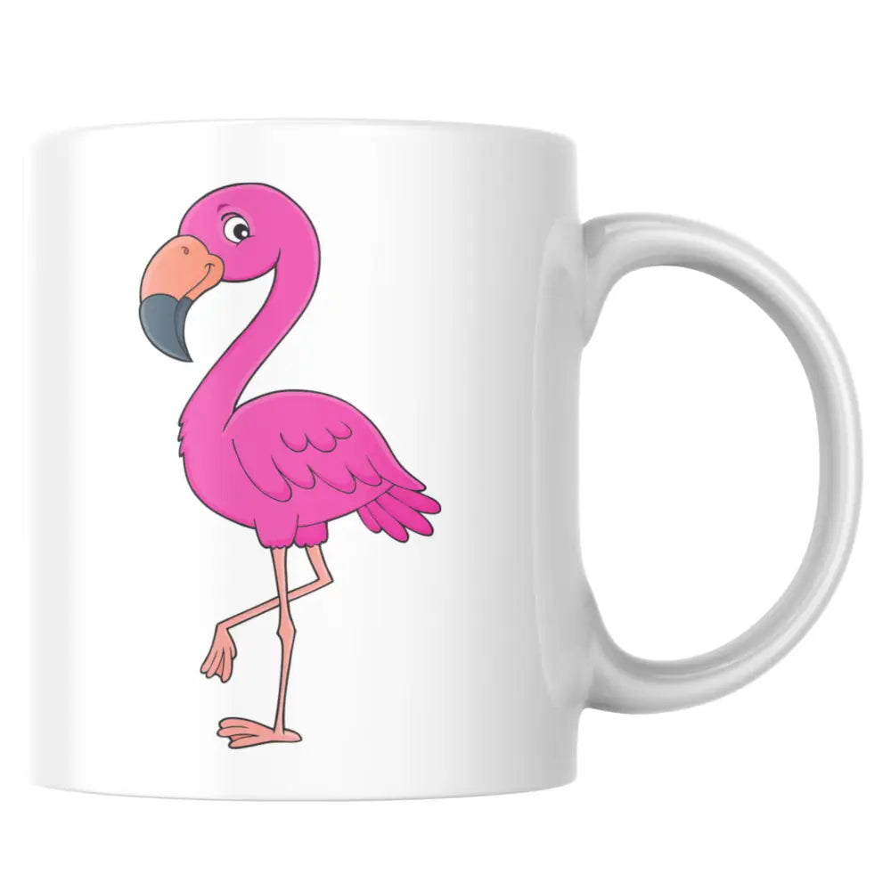 Mug flamant rose – tasse en céramique style cartoon