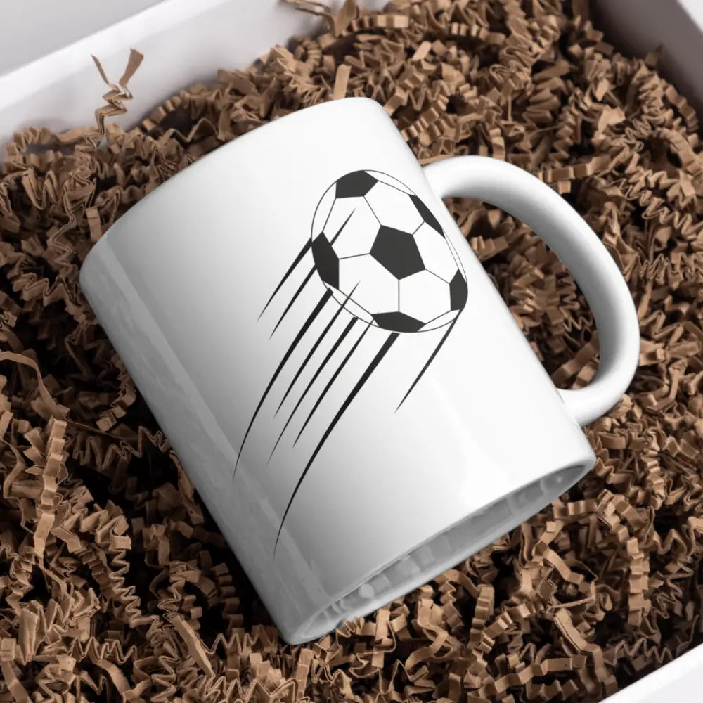 Mug football – tasse céramique ballon en mouvement – Instant Mugs - Mug
