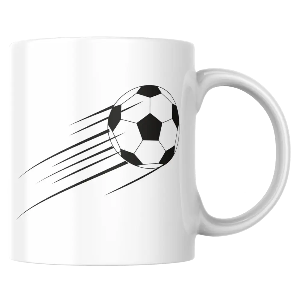 Mug football – tasse céramique ballon en mouvement – Instant Mugs - Mug