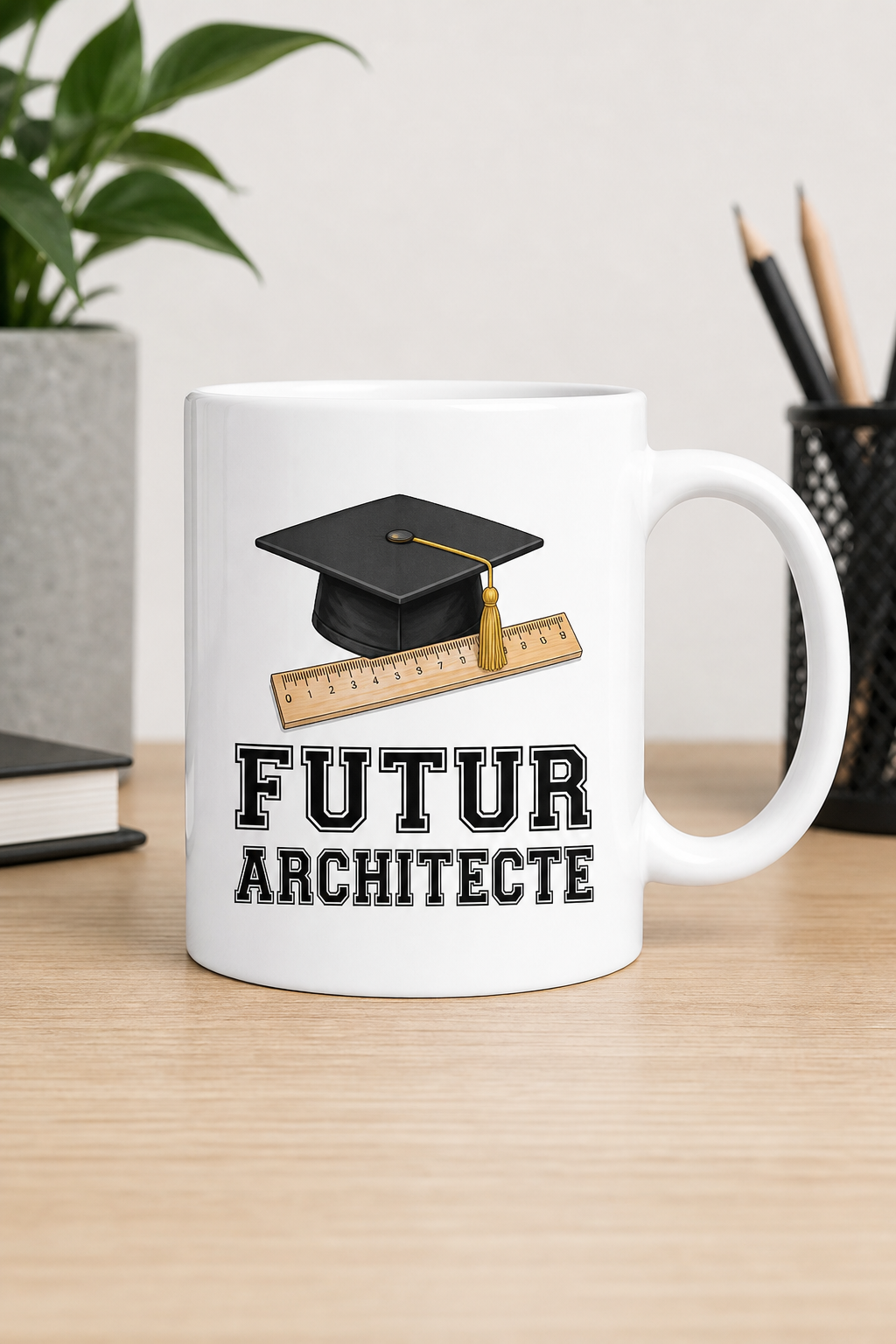 Mug Futur Architecte — Pour rêver et construire demain avec passion