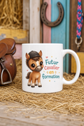 Mug Futur Cavalier — L émotion unique pour les passionnés d équitation en devenir