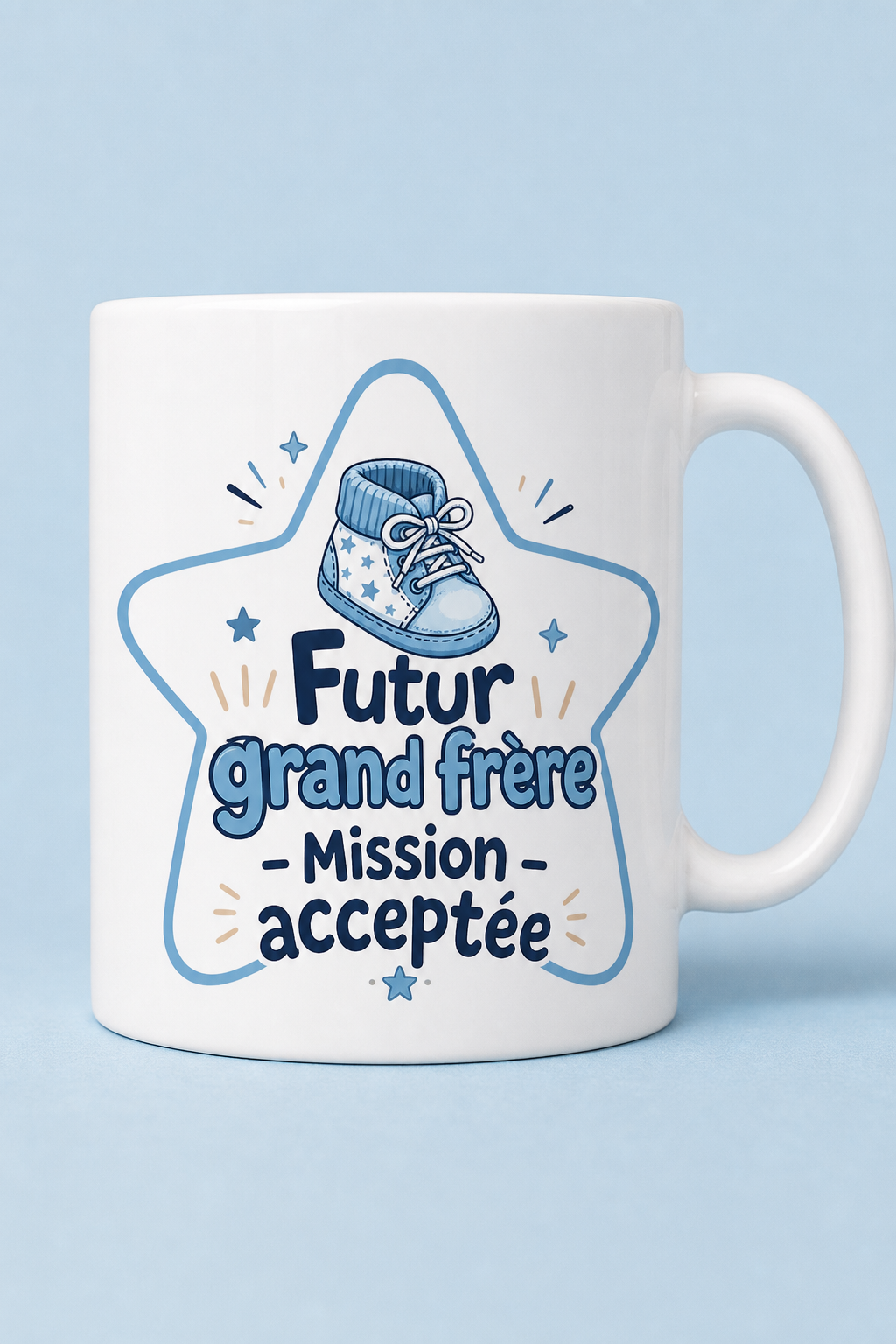 Mug Futur Grand Frère — Le cadeau plein d'émotions pour un nouveau rôle exceptionnel