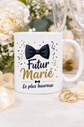 Mug Futur Marié Heureux — Célébrez l'instant unique avant le grand jour