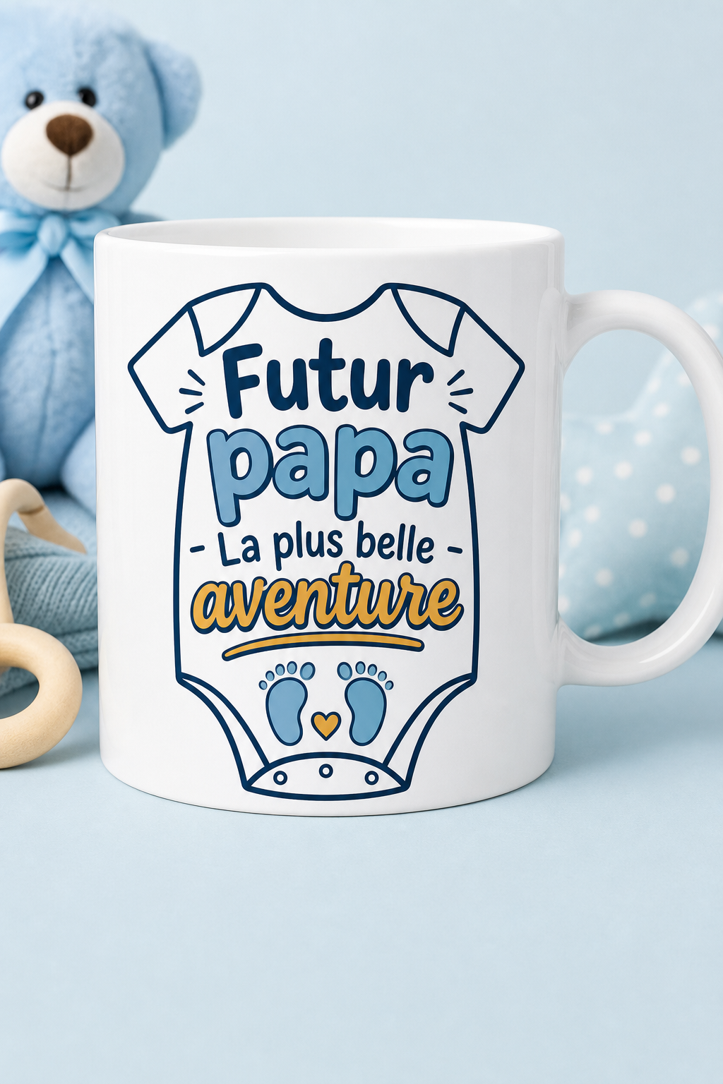 Mug Futur Papa — L émotion d une attention unique pour ce moment précieux