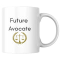 Mug Future Avocate – Mug en céramique élégant pour étudiante en droit