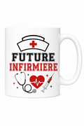 Mug Future Infirmière — Une attention douce pour un parcours passionné