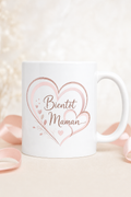 Mug Future Maman Coeur — Le doux compagnon des moments précieux de maternité