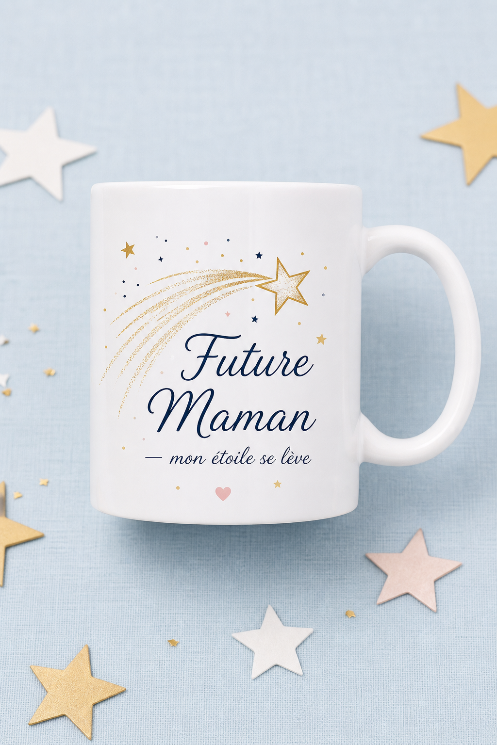Mug Future Maman Étoile — La douceur d'un moment magique à chaque gorgée