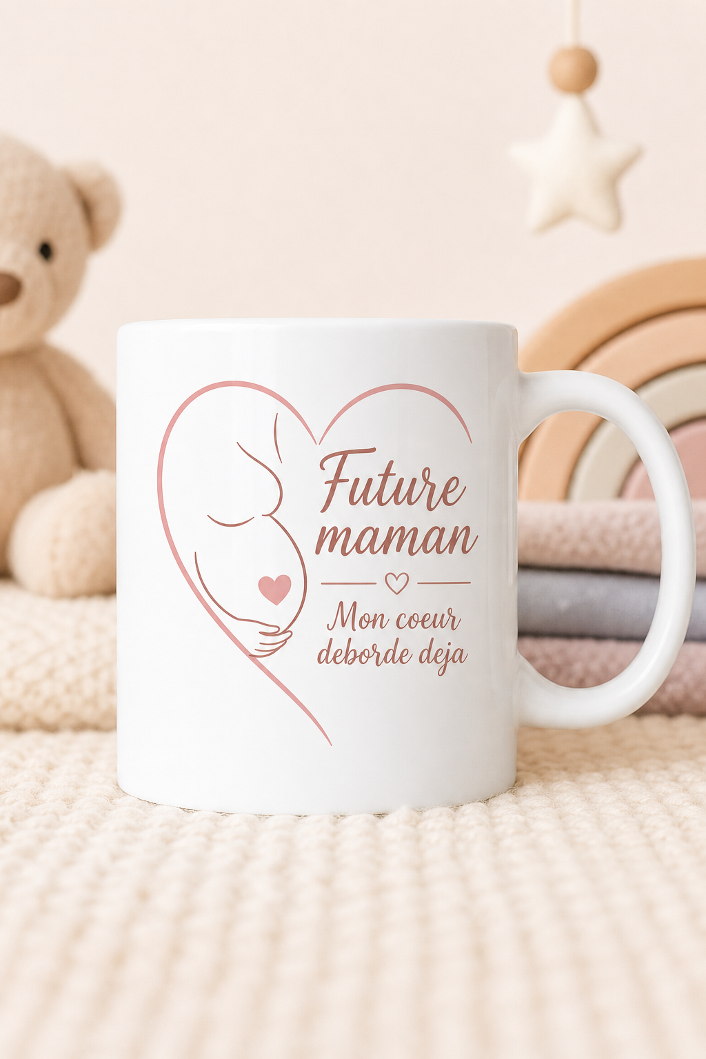 Mug Future Maman — Un doux présent plein d'attention et d'espoir