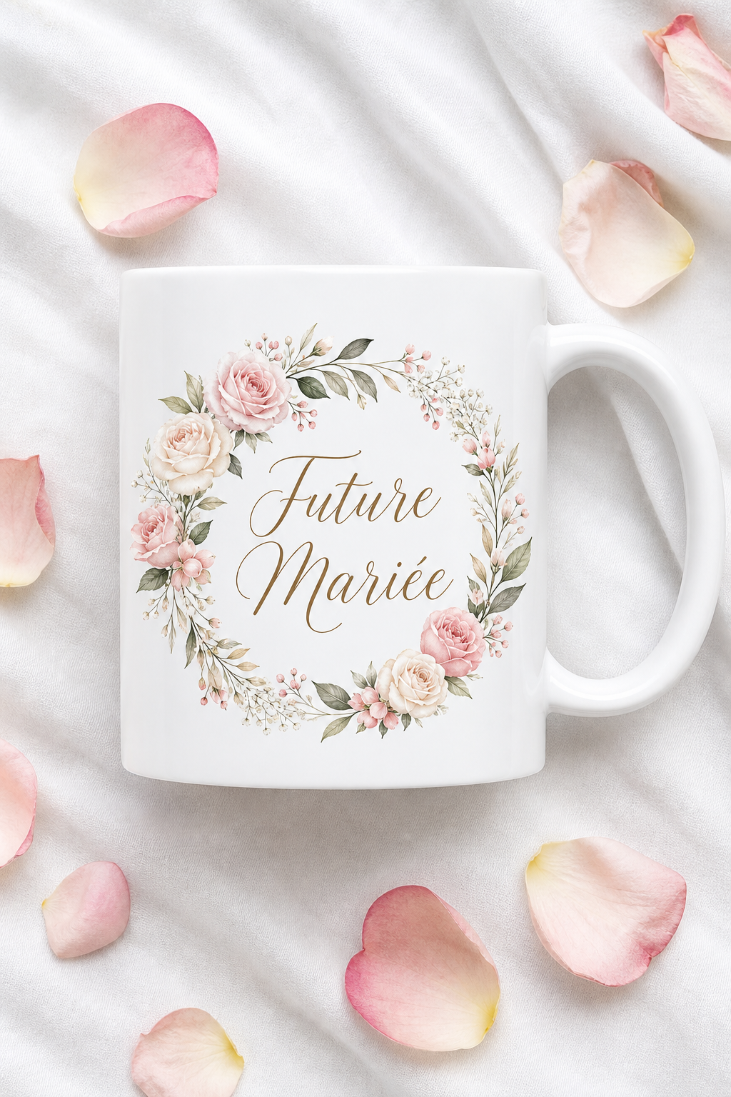 Mug Future Mariée — Célébration douce et pétillante avant le grand jour