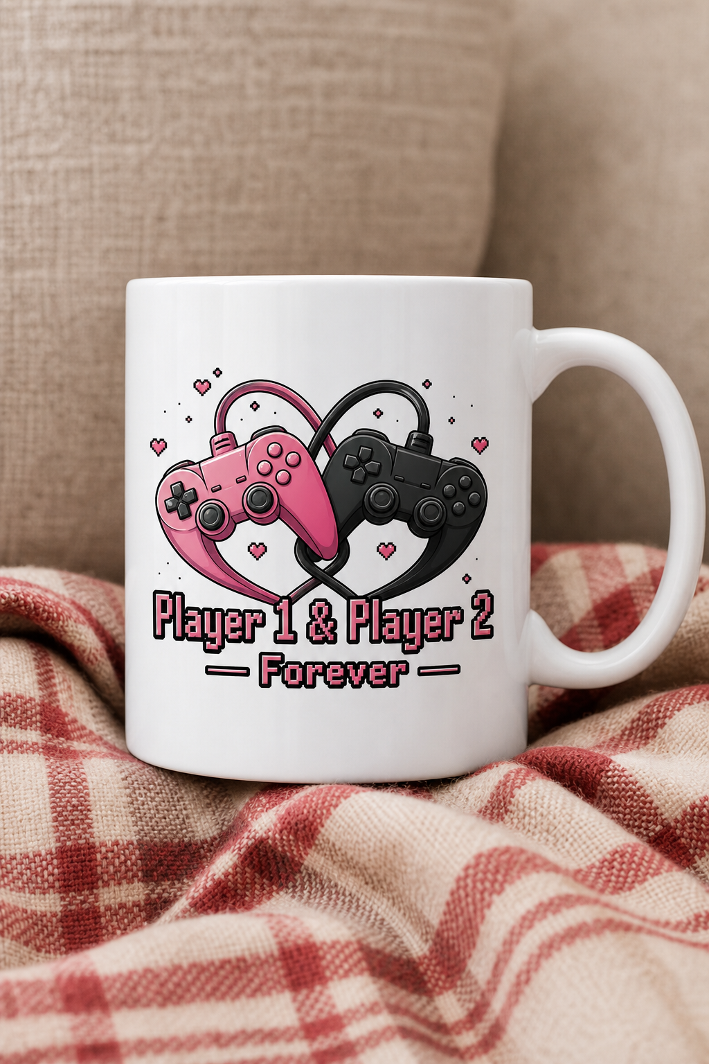 Mug Gamer Couple — Le lien unique entre passion et complicité partagée