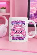 Mug Gamer Girl — L expression d une passion authentique et pleine de style