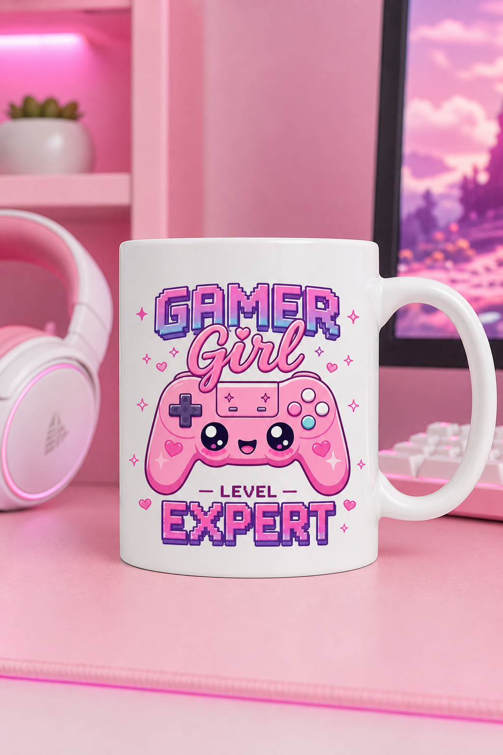Mug Gamer Girl — L expression d une passion authentique et pleine de style