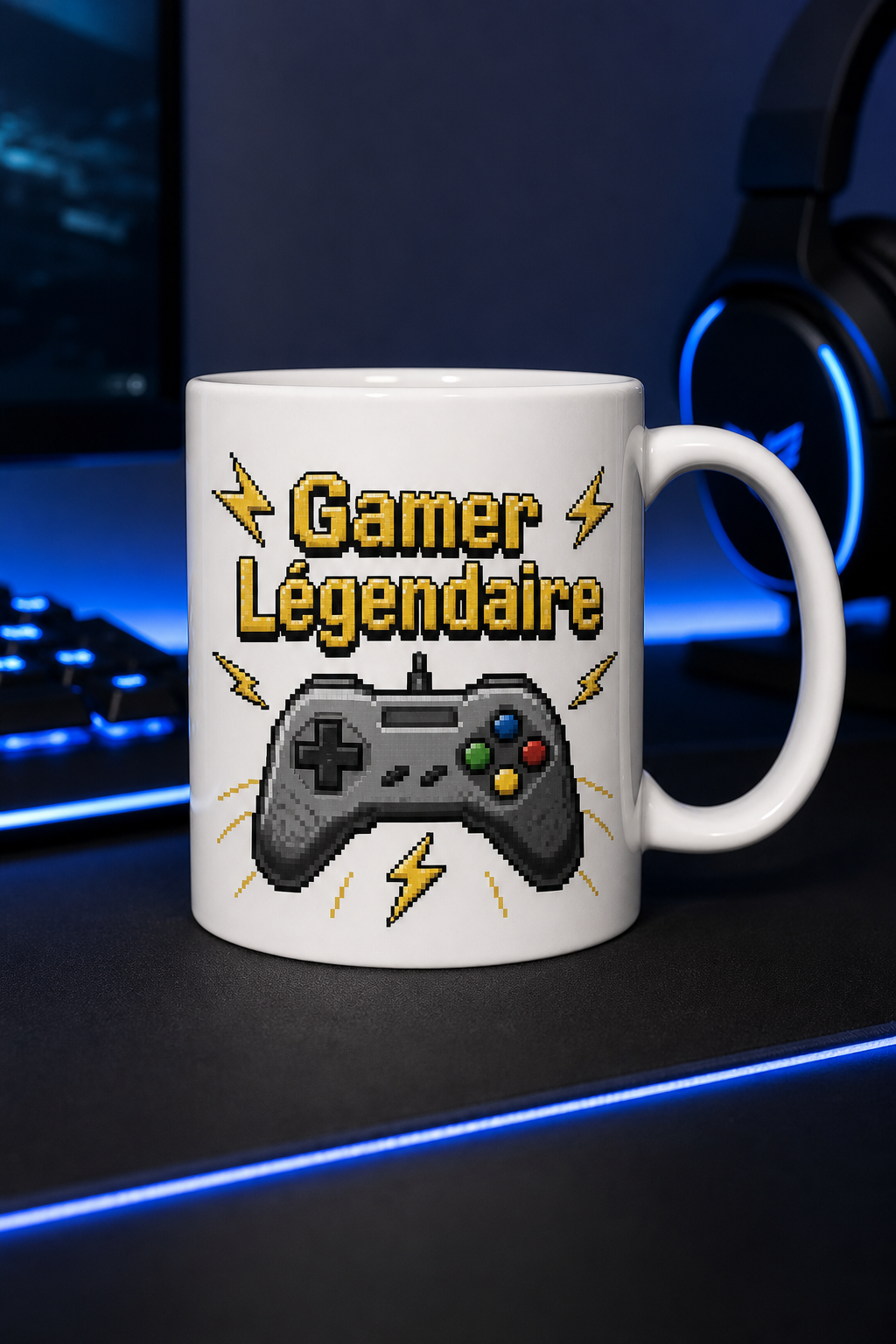 Mug Gamer Légendaire — L'accessoire qui célèbre votre passion du jeu