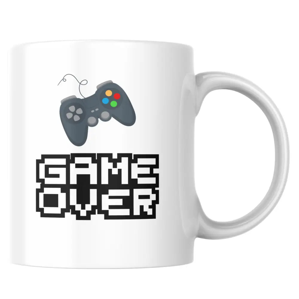 Mug gamer – tasse Game Over en céramique personnalisable