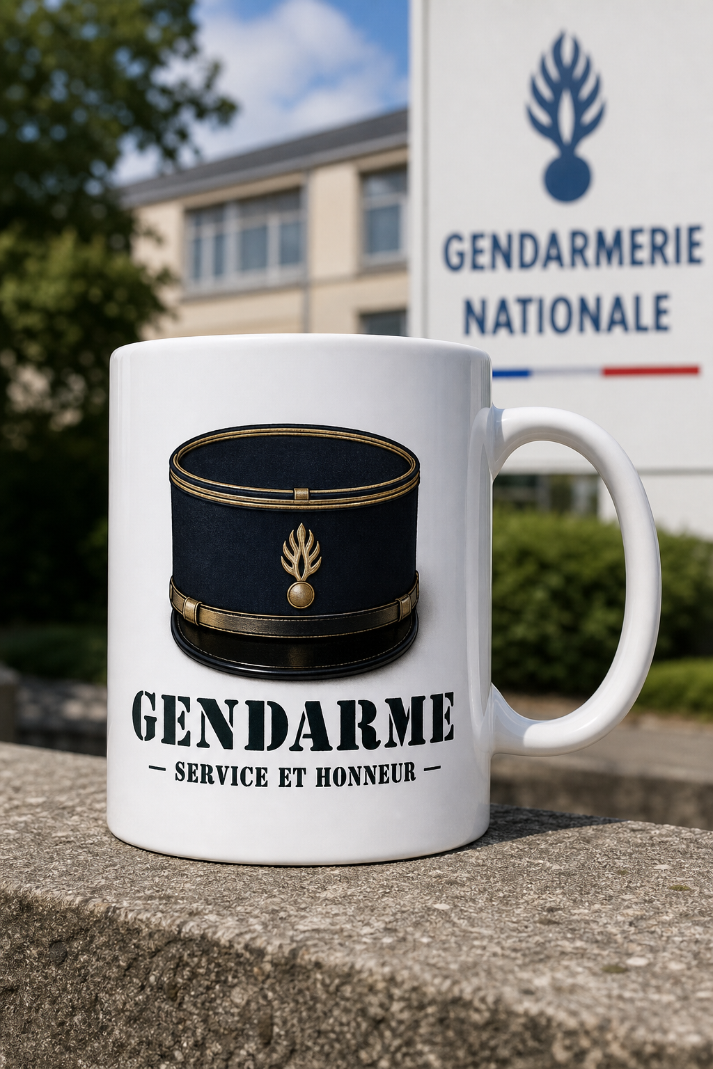 Mug Gendarme — L hommage chaleureux à ceux qui protègent notre quotidien