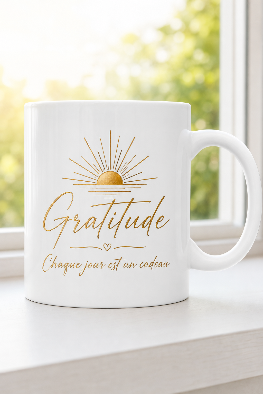 Mug Gratitude Daily — Pour savourer chaque instant avec reconnaissance
