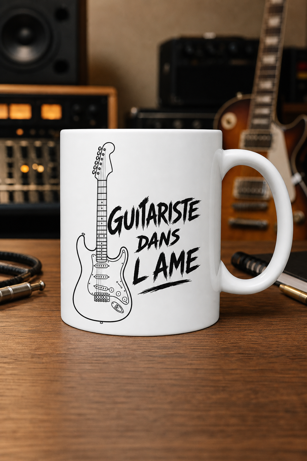 Mug Guitariste Passion — L hommage vibrant aux cordes et à la musique