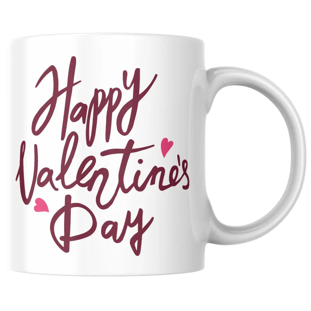 Mug céramique romantique couple — mug happy valentine's day - saint‑valentin romantique artisanal Made in France