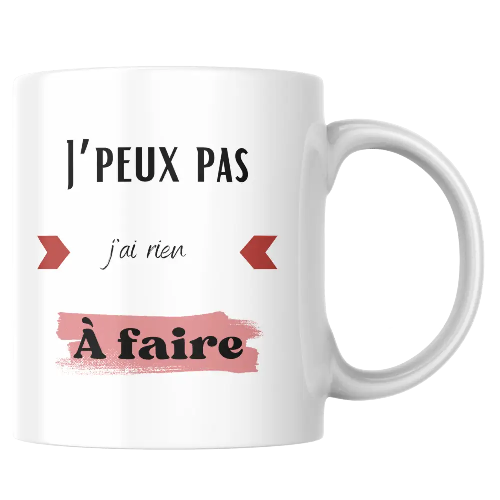 Mug humoristique français – tasse en céramique personnalisable – Instant Mugs - Mug